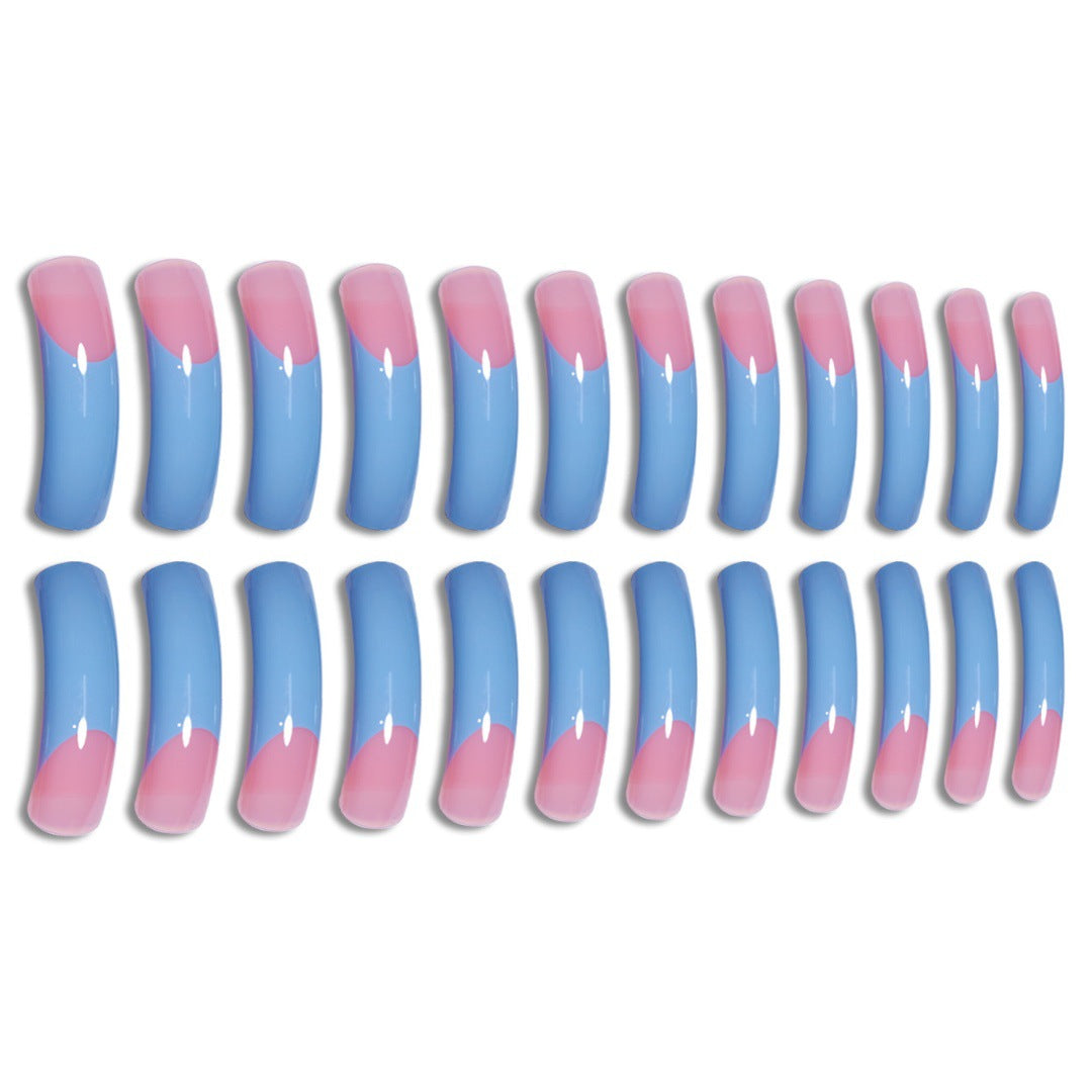 Stylish Long Press-On Nail Extensions Bowlift