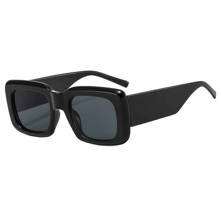 Women oversized sunglasses with square frame and transparent design Bowlift