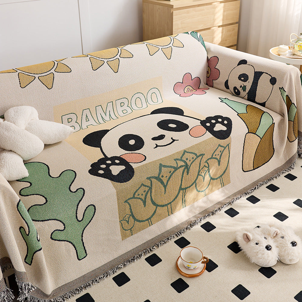 Fun Cartoon-Themed Throw Blanket
