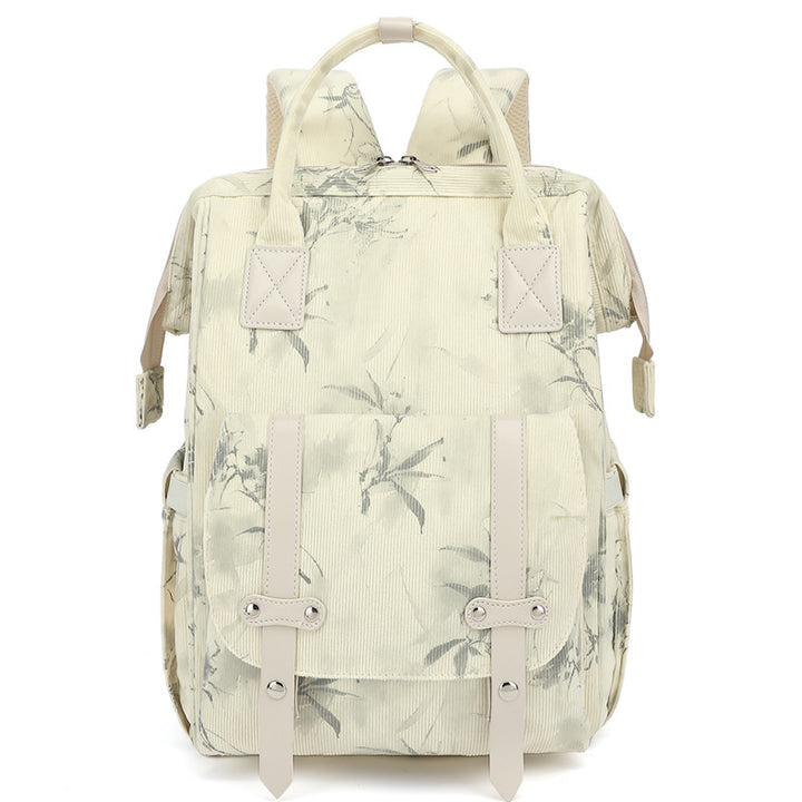 Stylish Floral Print Backpack Bowlift