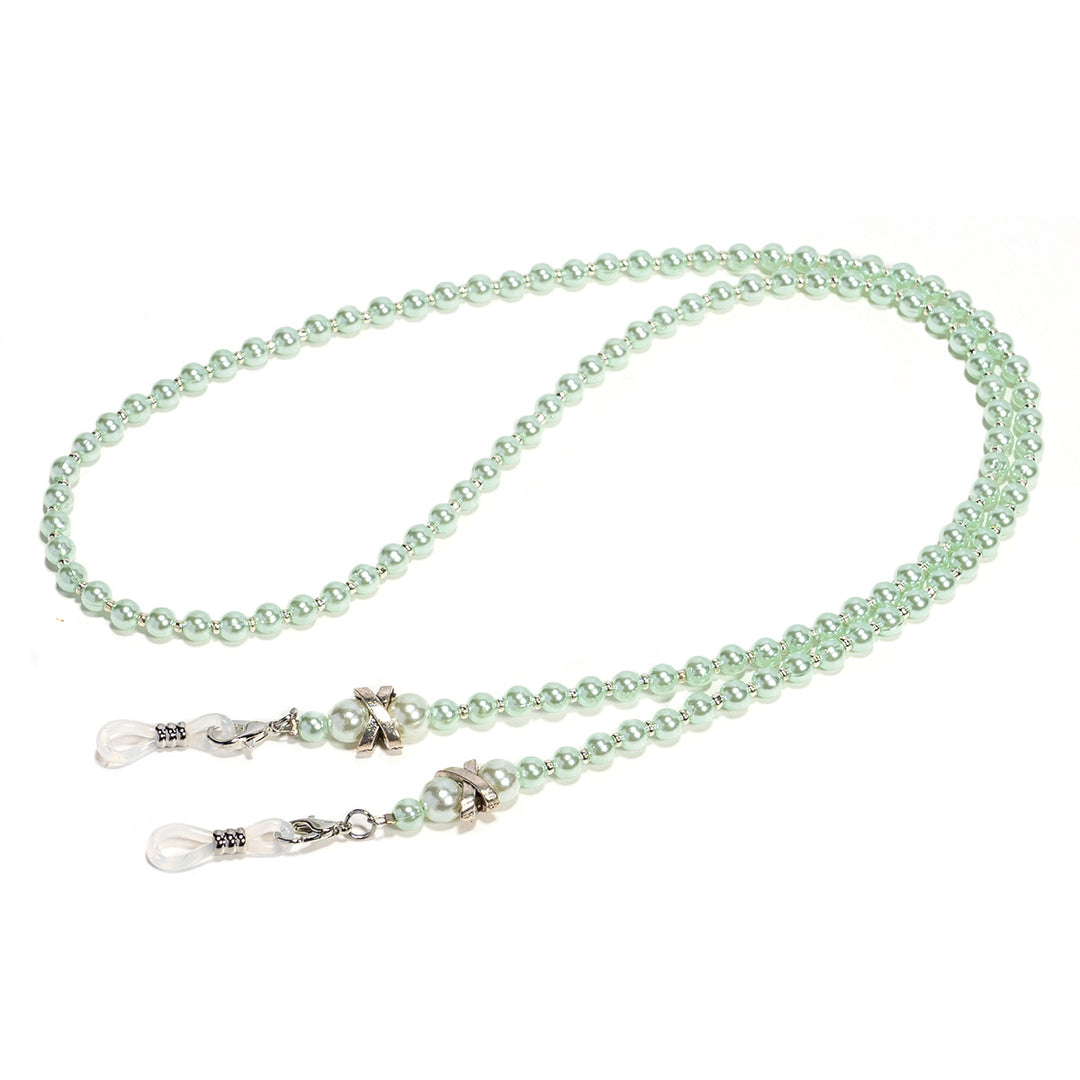 Elegant Faux Pearl Eyewear Chain Bowlift