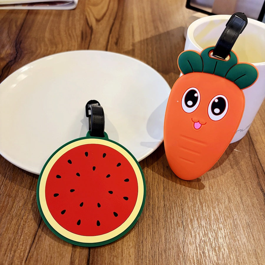 Fun Carrot Design Luggage Tag Bowlift