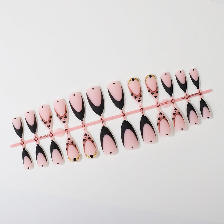 Unique Elegant Press-On Nail Tips Set Bowlift