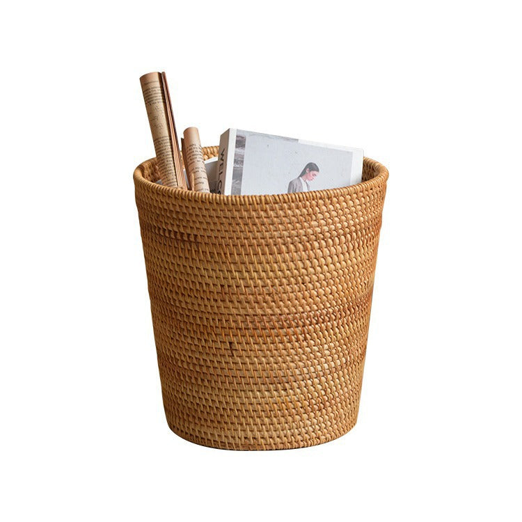 Women Elegant hand-woven basket with practical handles Bowlift