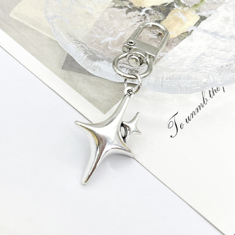 Star-Designed Keychain Charm Bowlift