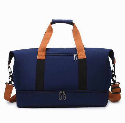 Sporty Travel Bag with Multifunctional Compartments Bowlift