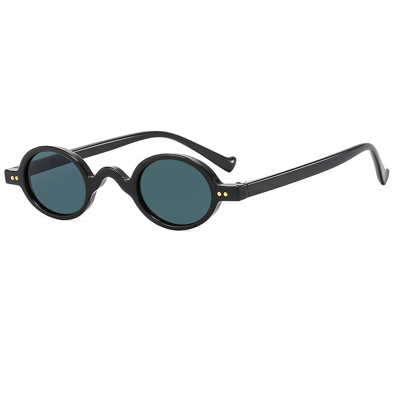 Women's round sunglasses with distinctive design and high-quality plastic frame Bowlift
