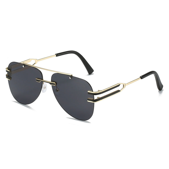 Futuristic Aviator-Style Sunglasses Bowlift