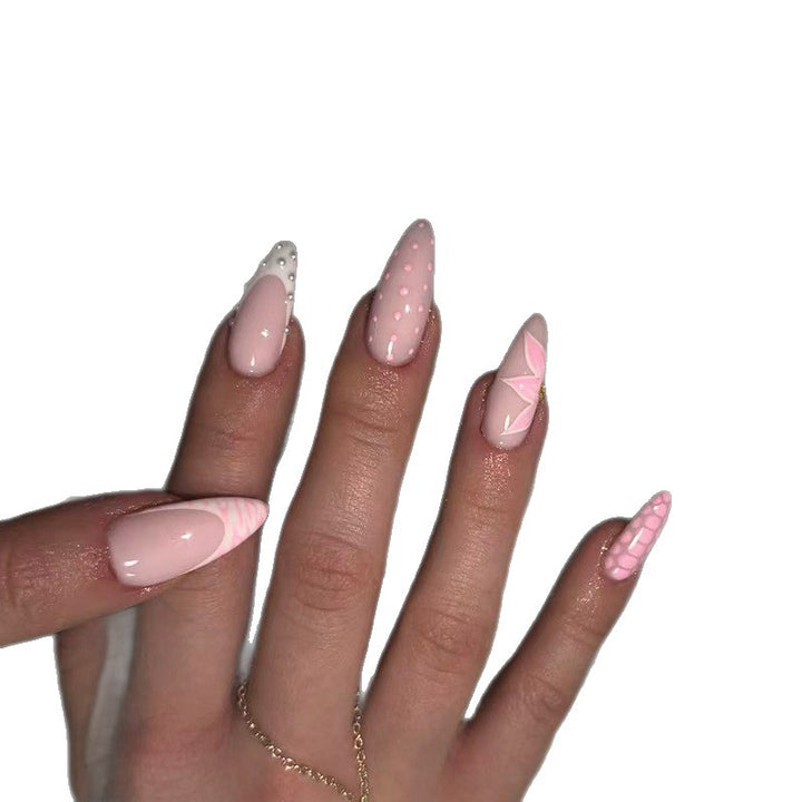 Creative Abstract Press-On Nail Set Bowlift