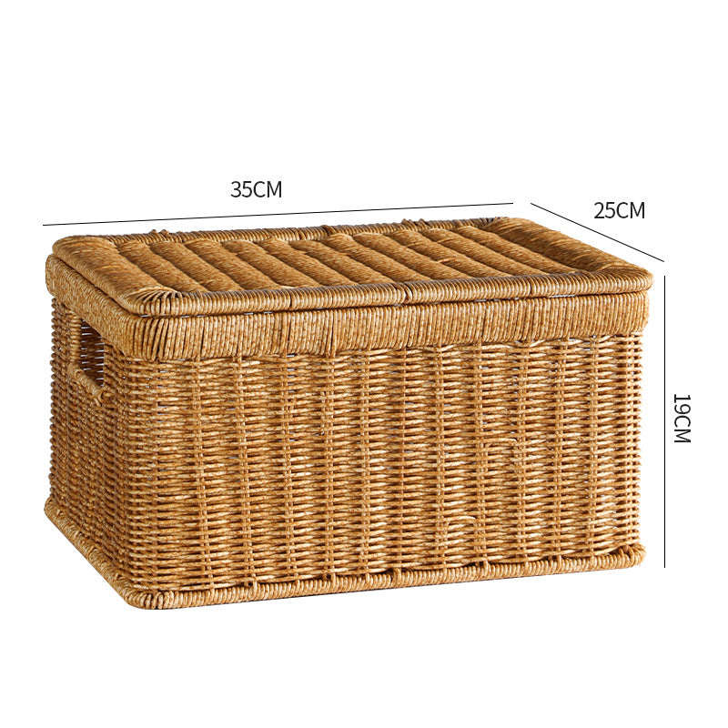 Natural Woven Storage Chest Bowlift