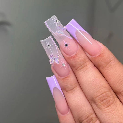Decorative Butterfly Nail Extensions Bowlift