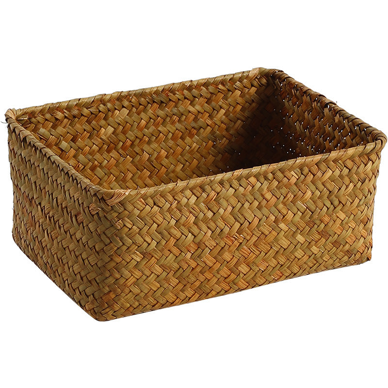 Unisex storage basket made of natural woven Bowlift