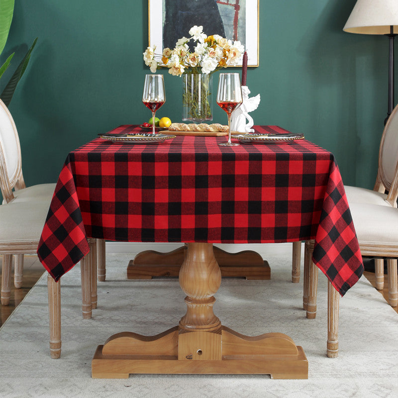 Plaid Design Tablecloth
