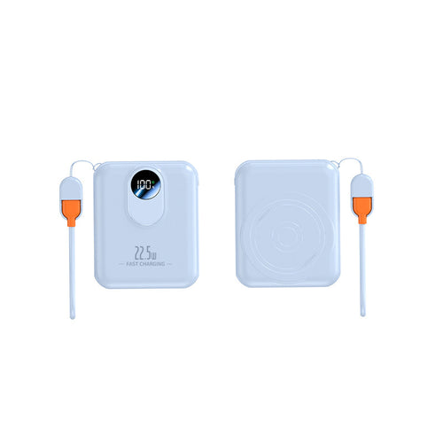 Portable power bank with intelligent fast charging interface and digital display Bowlift