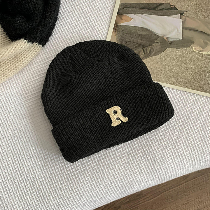 Ribbed Knit Beanie Cap