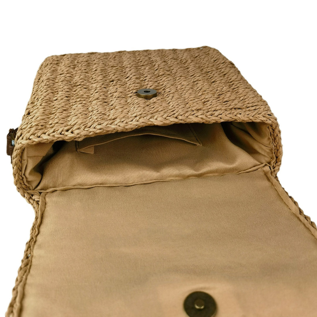 Stylish Rattan Shoulder Bag Bowlift