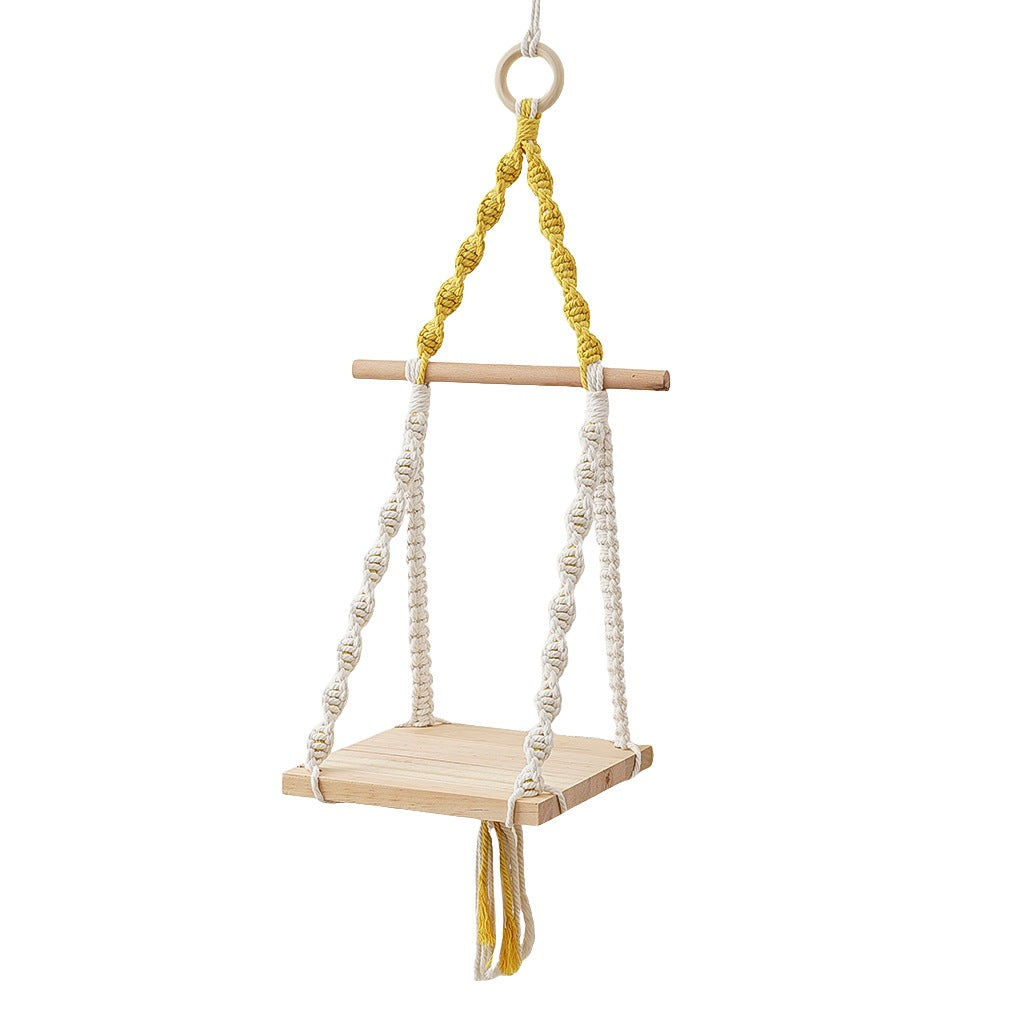 Macramé Swing Shelf Bowlift