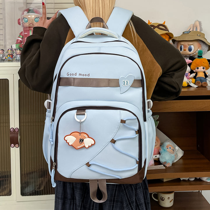 Backpack with Stylish Design and Practical Exterior Pockets Bowlift
