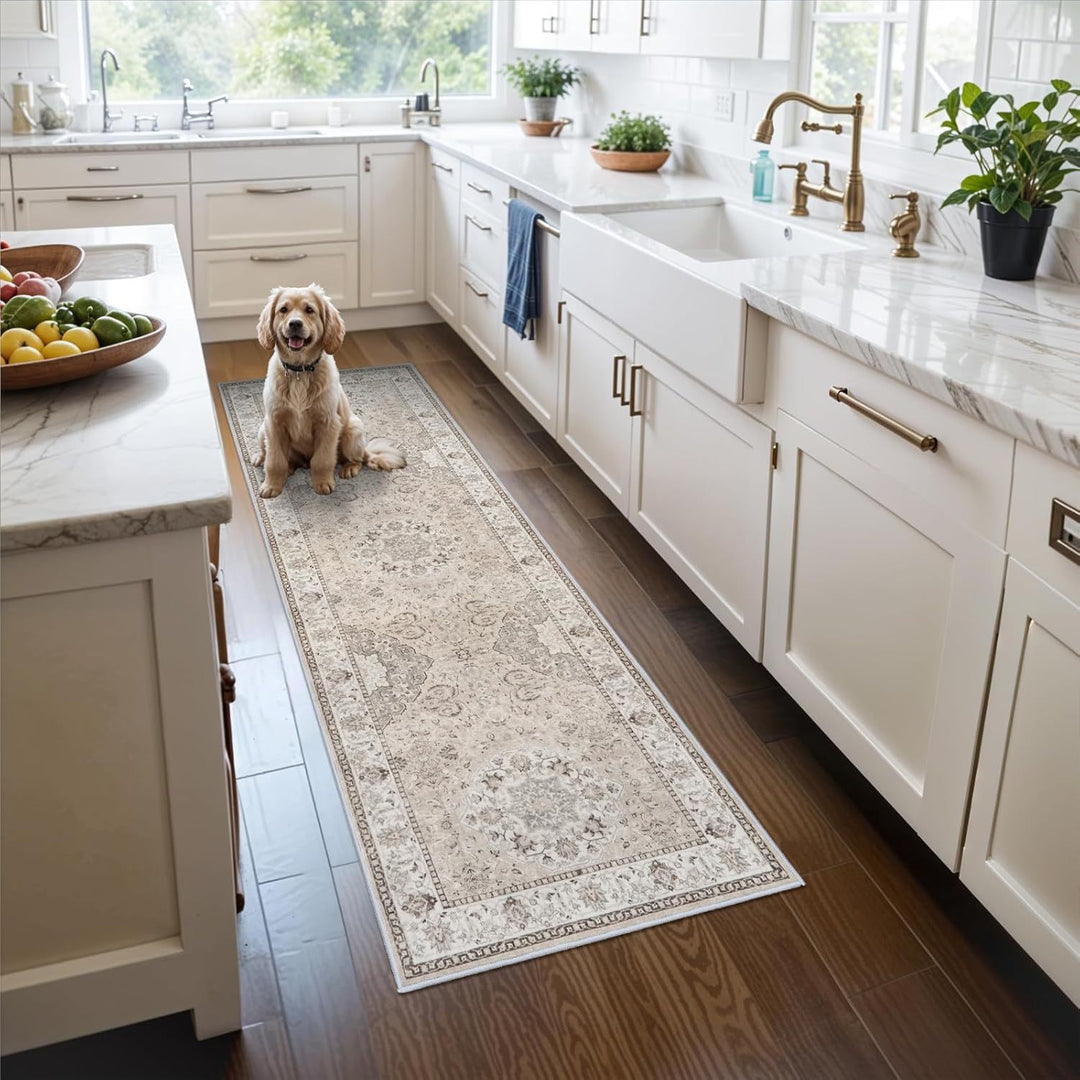 Floral Kitchen Runner Mat
