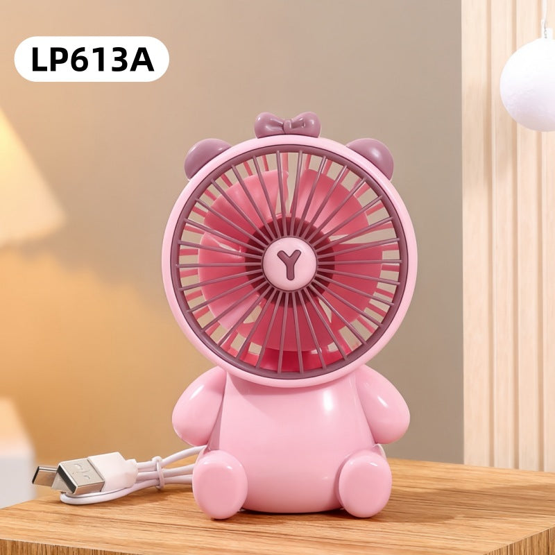 Ladies Sweet Hand Fan in Animal Design Bowlift