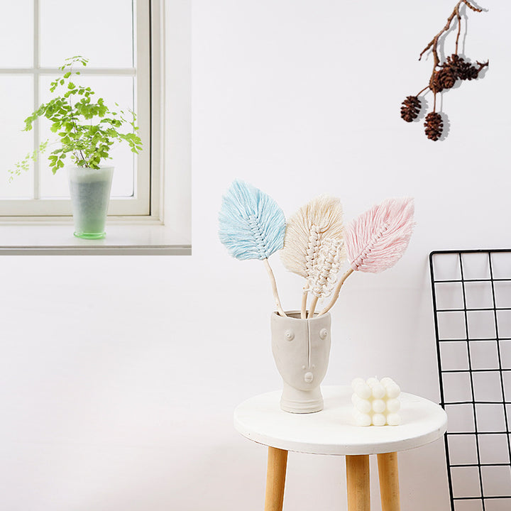 Decorative Natural Dried Leaf Wall Art Bowlift