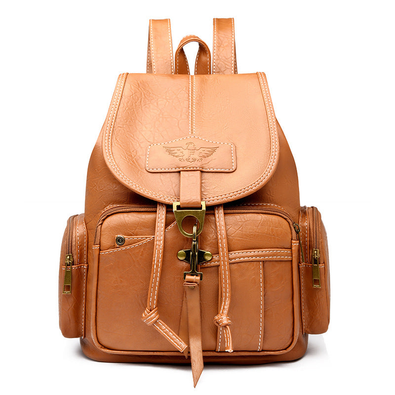 Fashionable Leather Backpack