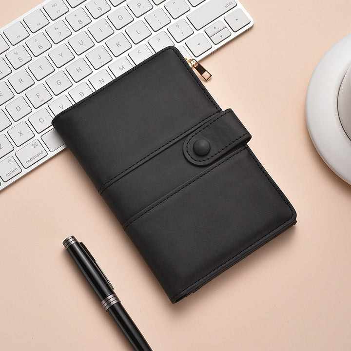 Premium Leather Zippered Journal Organizer Bowlift