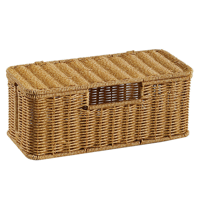 Handwoven Rectangular Storage Box Bowlift