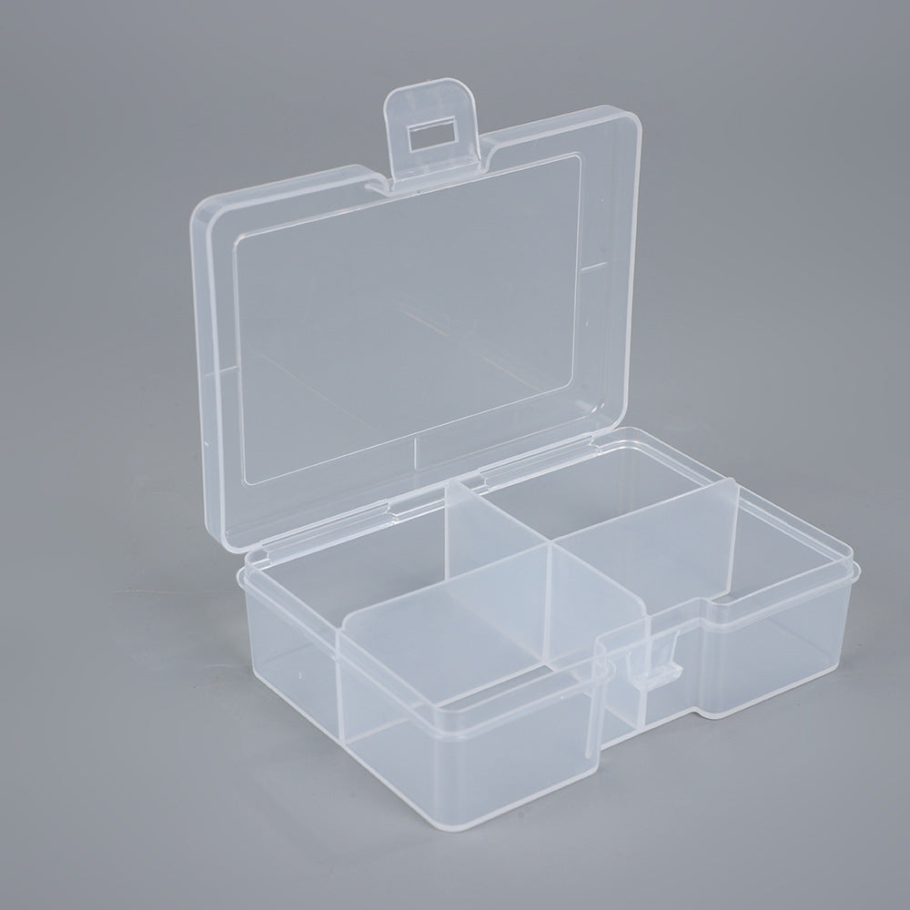 Transparent Multi-Section Craft Storage Box Bowlift
