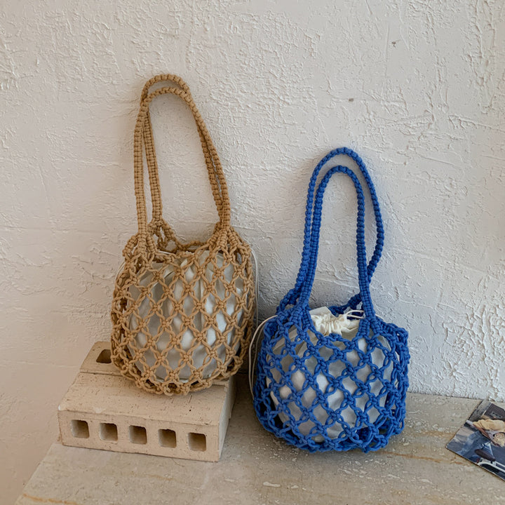 Stylish Macrame Tote Bag Bowlift