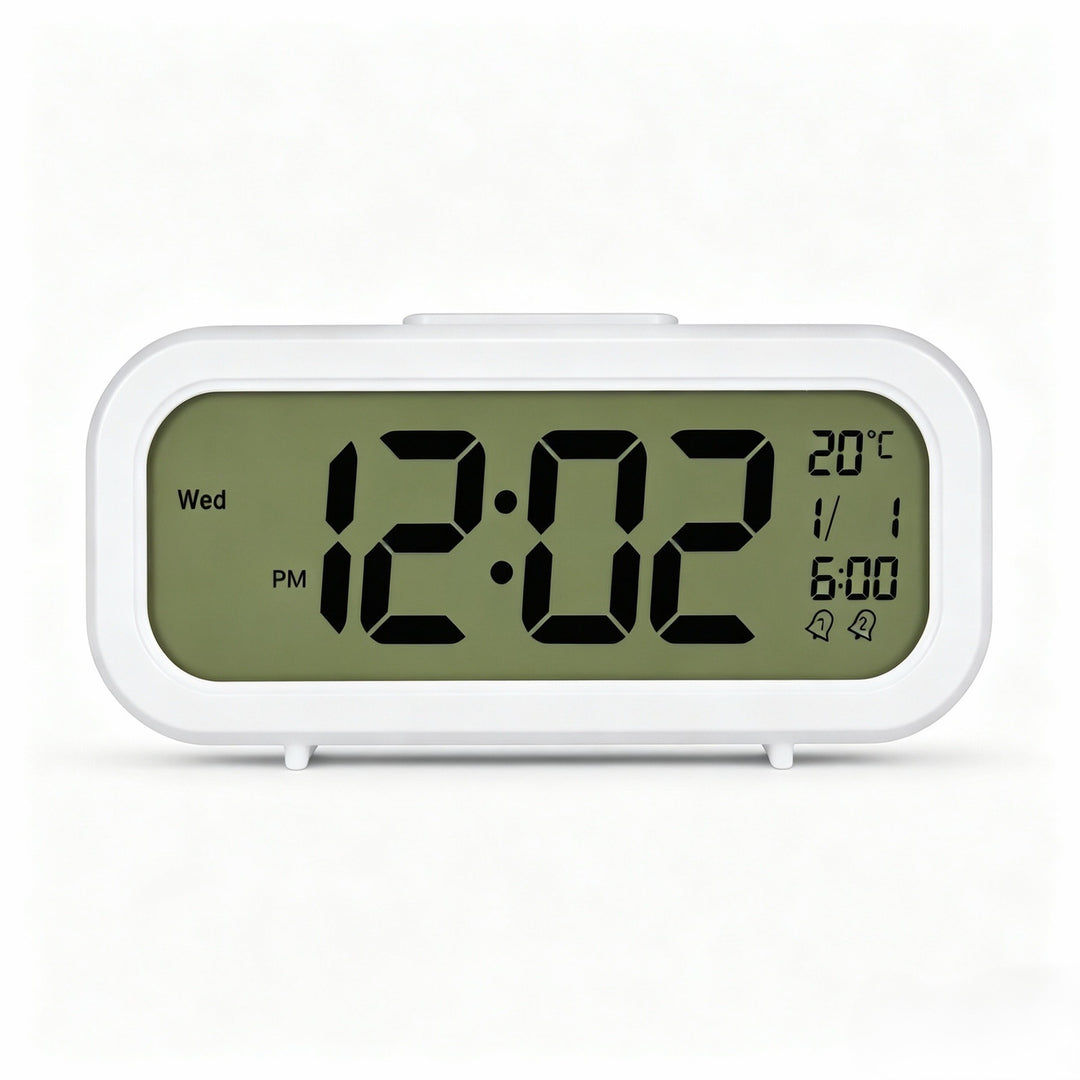 Digital alarm clock with temperature sensor and large LED display Bowlift