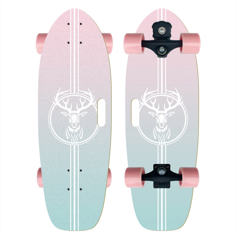 Skateboard with Custom Cartoon Design Bowlift
