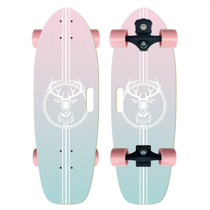 Skateboard with Custom Cartoon Design Bowlift