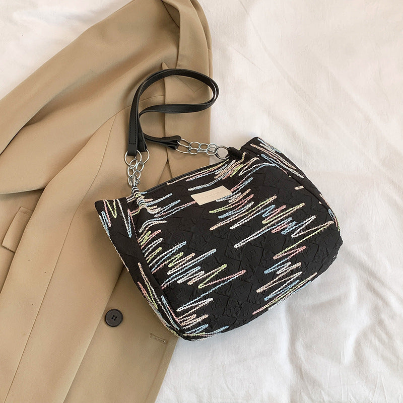 WoColorful Embroidered Hobo Bag Bowlift