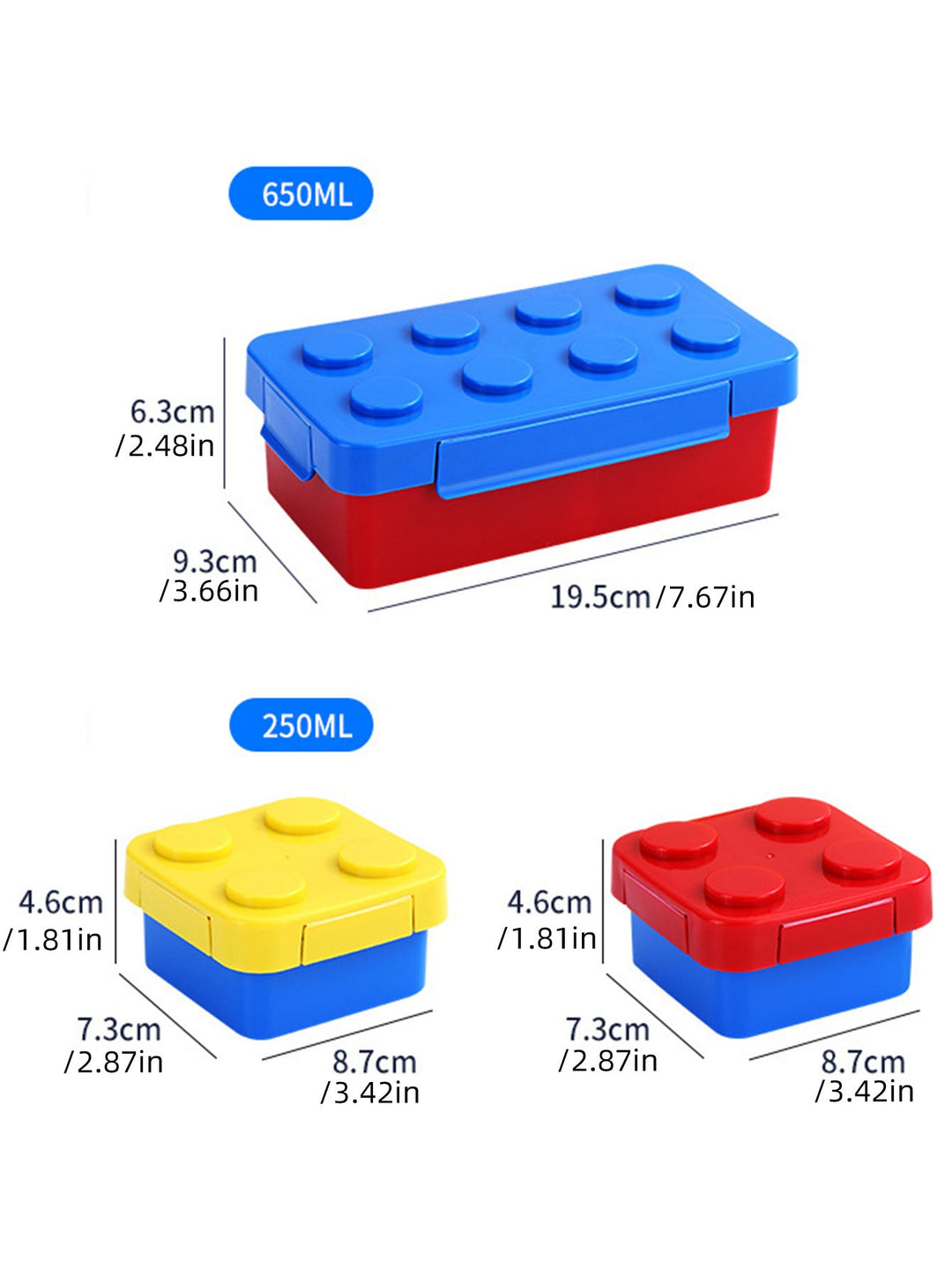 BowLift | Cute Building Block Lunchbox for Kids