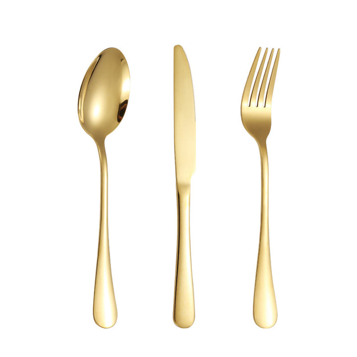 Elegant stainless steel cutlery set with ergonomic handle Bowlift