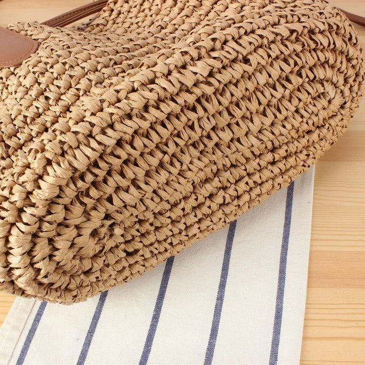 Creative Handbag Made of Woven Material Bowlift