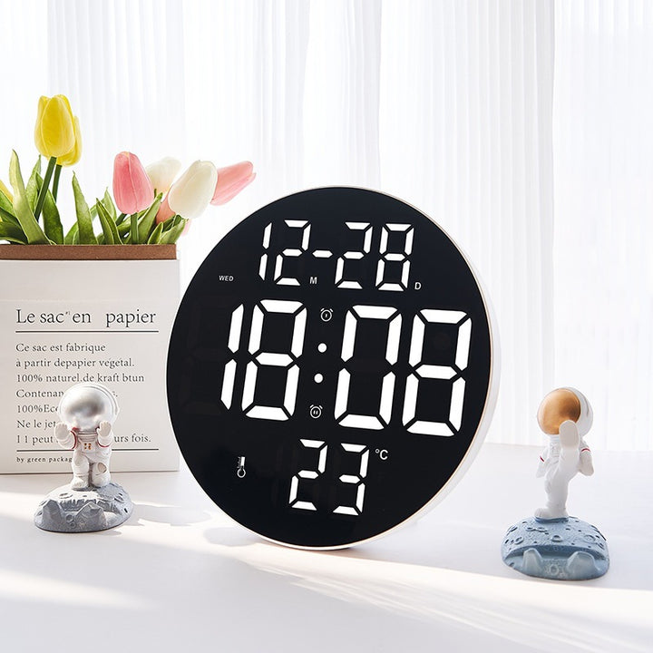Digital multifunctional clock with temperature and hygrometer display Bowlift