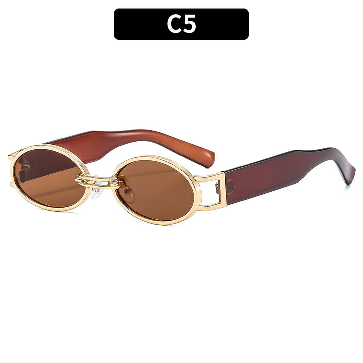 Fashion Oval Frame Sunglasses