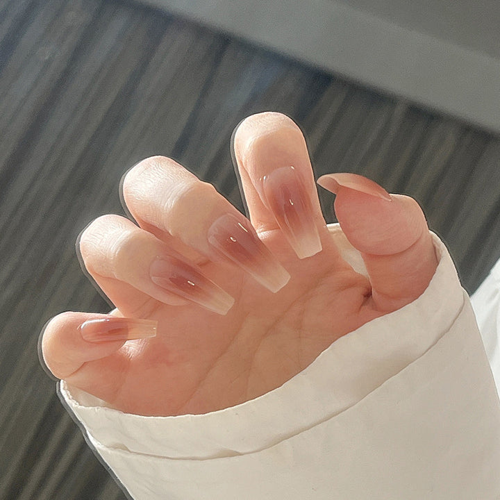 Long Ombre Press-On Nails Bowlift