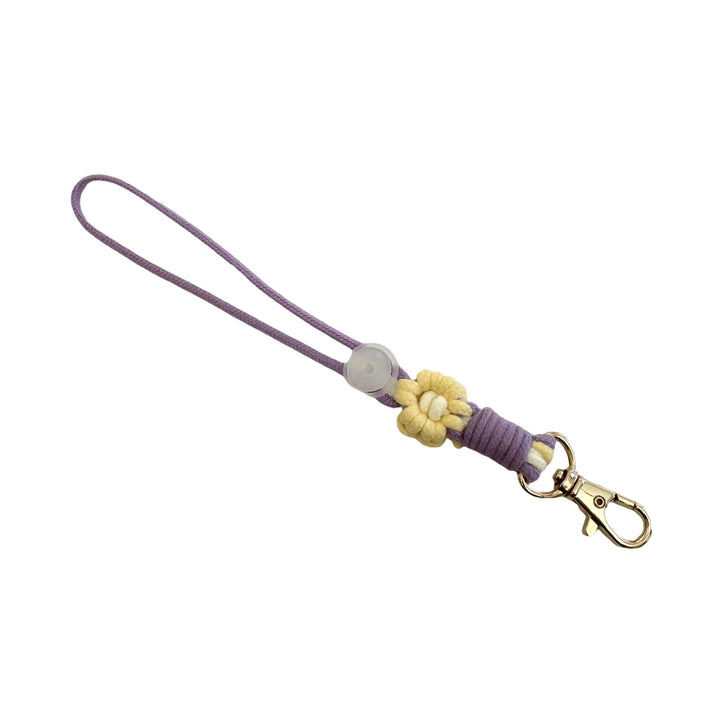 Floral Macrame Keychain Holder Bowlift