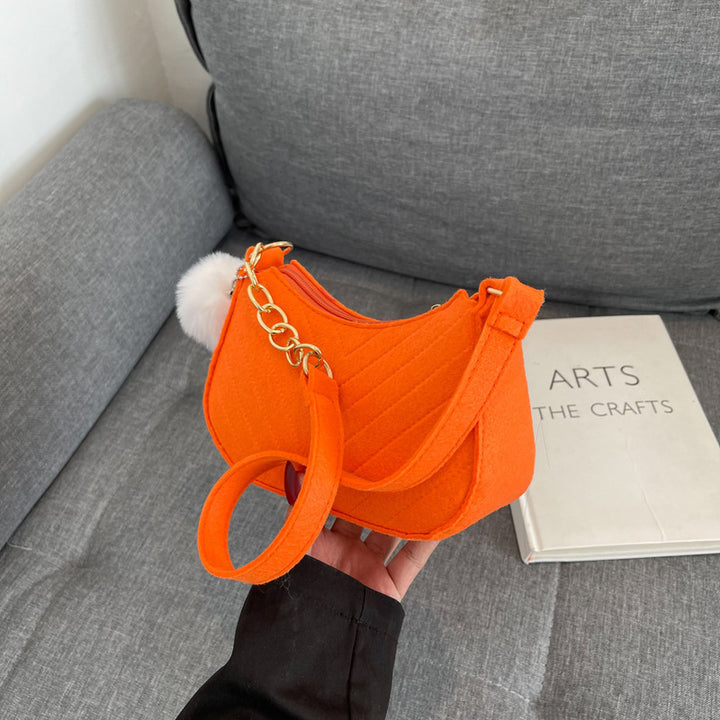 WoStylish Faux Fur Mini Handbag Bowlift