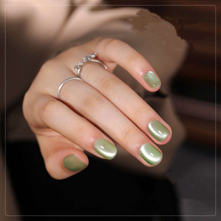 Glossy Press-On Nail Set Bowlift