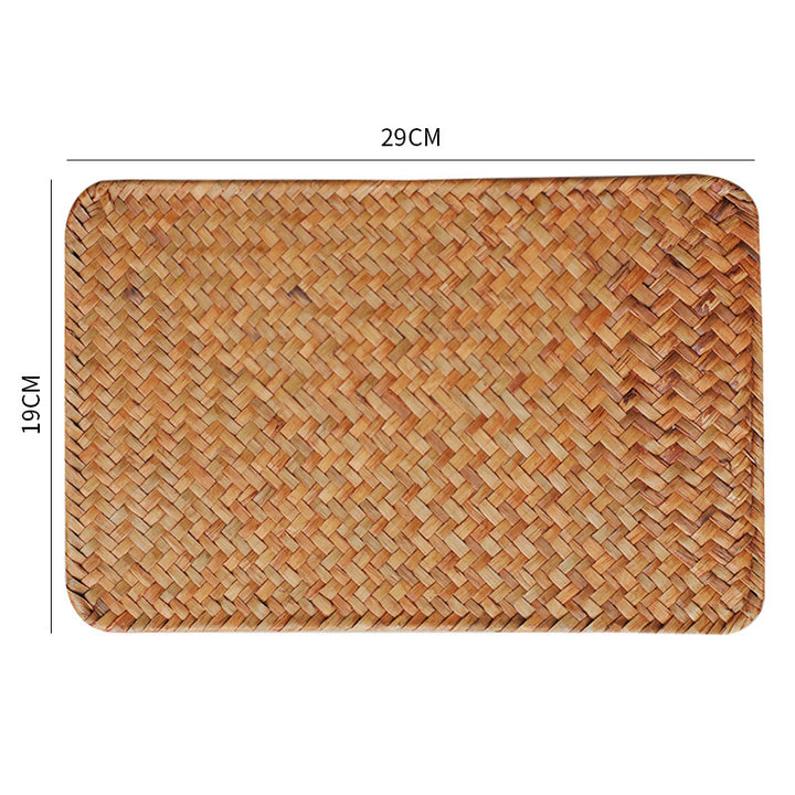 Artisan Woven Serving Tray Bowlift