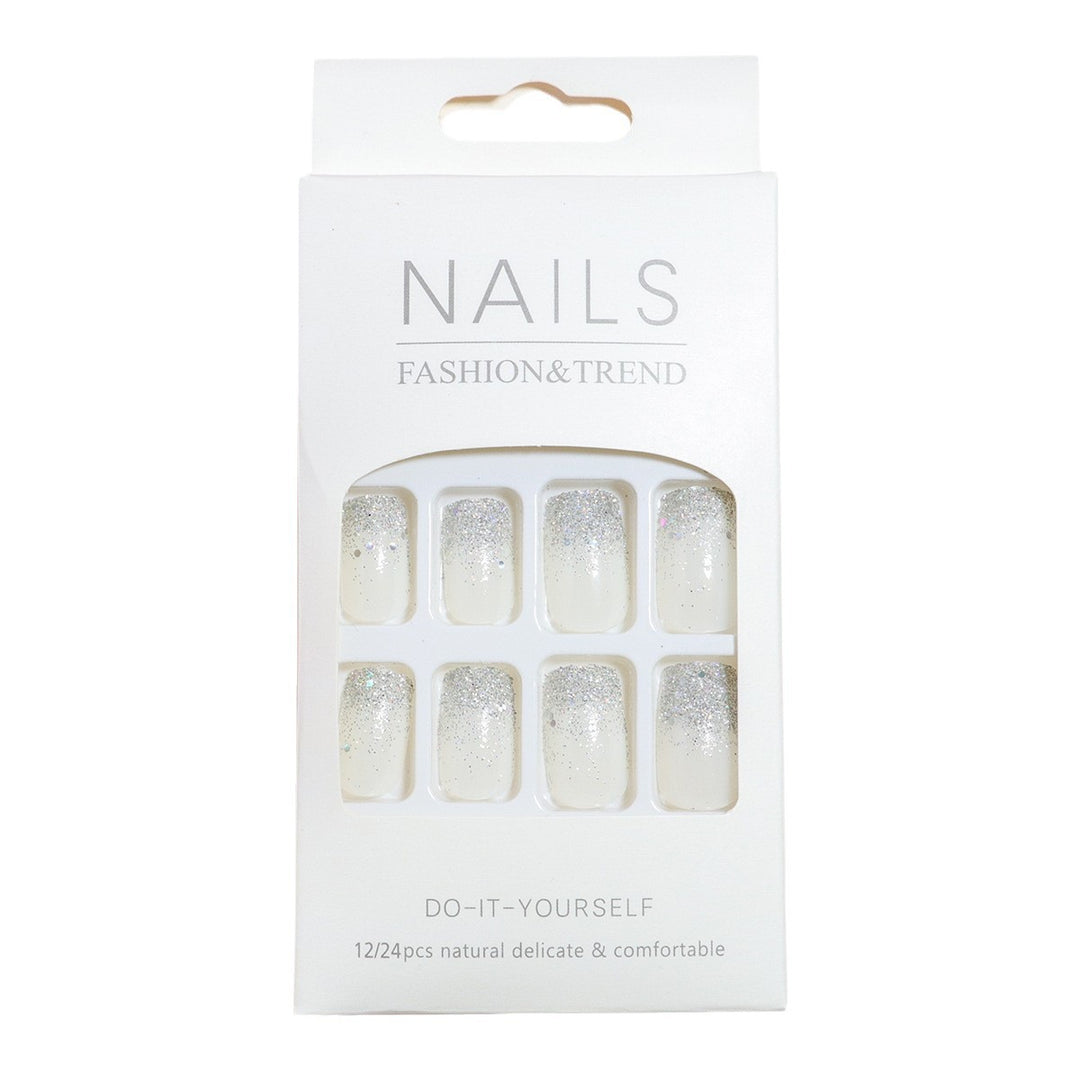Glittery Nail Art Bowlift
