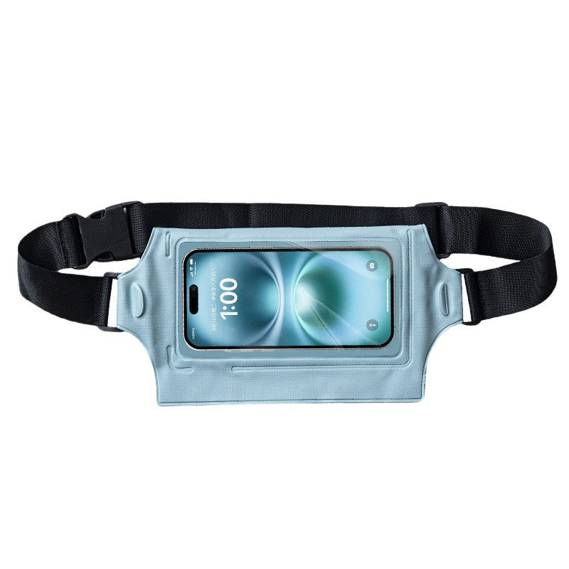 Running belt bag with waterproof phone holder Bowlift