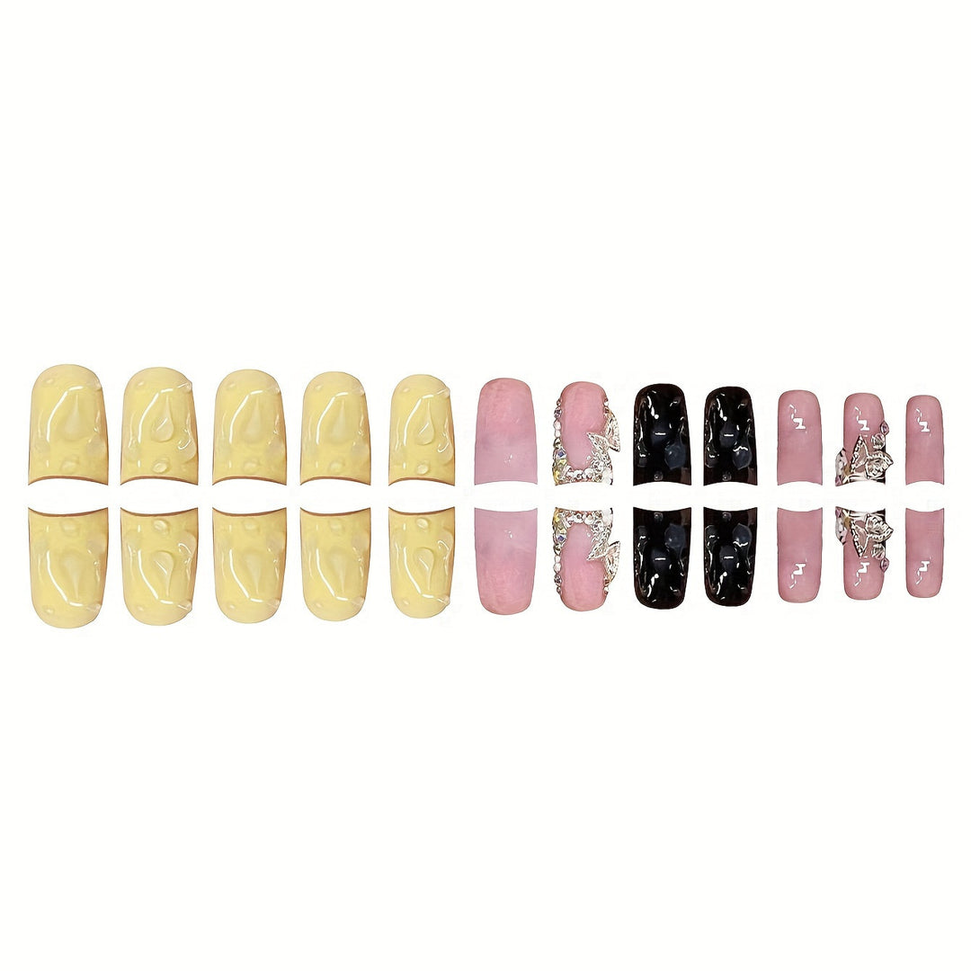 Glamorous Decorative Acrylic Nail Art Bowlift