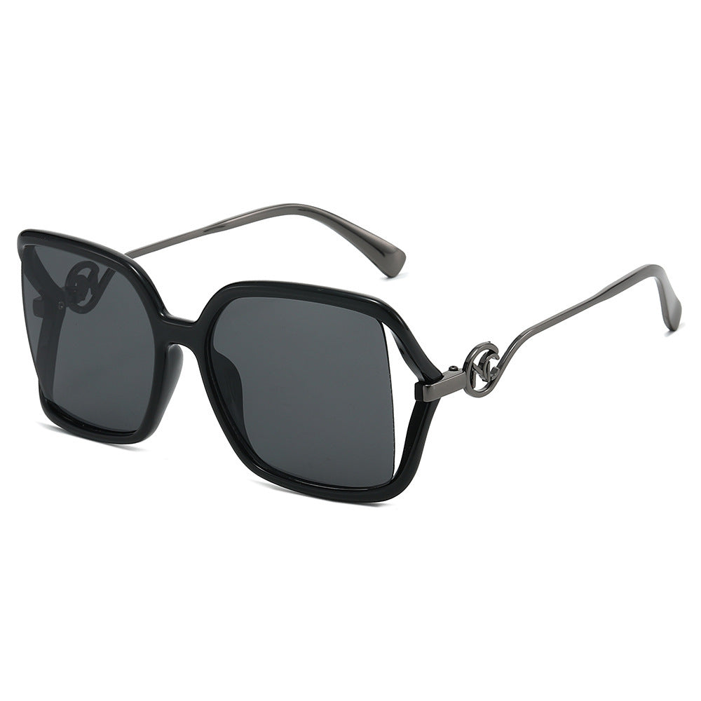 Oversized Geometric Gradient Sunglasses Bowlift