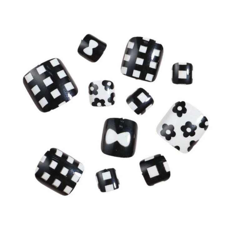 Creative Themed Press-On Nail Set Bowlift