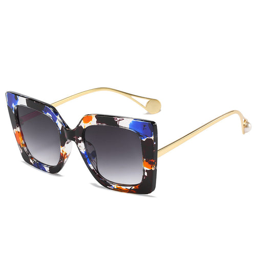 Oversized Geometric Fashion Sunglasses Bowlift